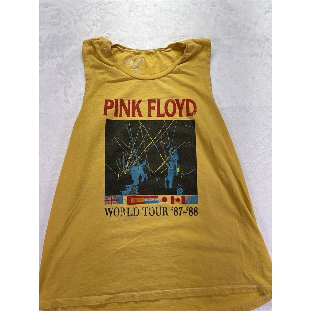 1987 Pink Floyd World Tour Women's Tank Top 100% Cotton Xl